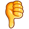 👎 Emoji Polegar Para Baixo na Samsung One UI 5.0.
