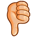 Emoji 👎🏼 Pollice Verso: Carnagione Abbastanza Chiara su Samsung One UI 5.0.