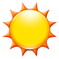 ☉ Emoji O sol  na Samsung One UI 5.0.