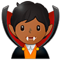 🧛🏾 Emoji Vampiro: Tono De Piel Oscuro Medio en Samsung One UI 5.0.