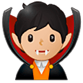 Emoji 🧛🏼 Vampiro: Carnagione Abbastanza Chiara su Samsung One UI 5.0.