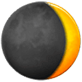 Emoji 🌒 Luna Crescente su Samsung One UI 5.0.