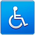 ♿ Emoji Símbolo De Cadeira De Rodas na Samsung One UI 5.0.