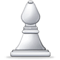 ♗ Emoji Obispo de ajedrez blanco en Samsung One UI 5.0.