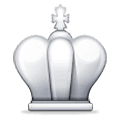 ♔ Emoji Rey del ajedrez blanco en Samsung One UI 5.0.