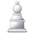 Weißer Schach-Stein Samsung One UI 5.0.