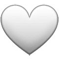 🤍 Emoji weißes Herz Samsung One UI 5.0.