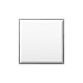 ◽ Emoji Cuadrado Blanco Mediano-pequeño en Samsung One UI 5.0.
