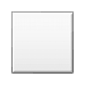 Emoji ◻️ Quadrato Bianco Medio su Samsung One UI 5.0.