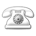 Emoji ☏ Telefono bianco su Samsung One UI 5.0.