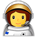 Emoji 👩‍🚀 Astronauta Donna su Samsung One UI 5.0.