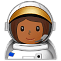 👩🏾‍🚀 Emoji Astronauta Mulher: Pele Morena Escura na Samsung One UI 5.0.