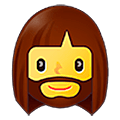 🧔‍♀️ Emoji Mulher: Barba na Samsung One UI 5.0.