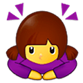 Emoji 🙇‍♀️ Donna Che Fa Inchino Profondo su Samsung One UI 5.0.