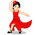 Emoji 💃🏻 Donna Che Balla: Carnagione Chiara su Samsung One UI 5.0.