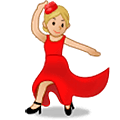 Émoji 💃🏼 Danseuse : Peau Moyennement Claire sur Samsung One UI 5.0.