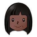 👩🏿 Emoji Frau: dunkle Hautfarbe Samsung One UI 5.0.