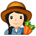 👩🏻‍🌾 Emoji Agricultora: Tono De Piel Claro en Samsung One UI 5.0.