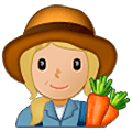 👩🏼‍🌾 Emoji Agricultora: Tono De Piel Claro Medio en Samsung One UI 5.0.