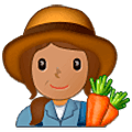 👩🏽‍🌾 Emoji Agricultora: Tono De Piel Medio en Samsung One UI 5.0.