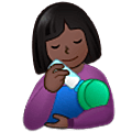 Mulher Alimentando Bebê: Pele Escura Samsung One UI 5.0.