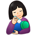 Emoji 👩🏻‍🍼 Donna Che Allatta: Carnagione Chiara su Samsung One UI 5.0.