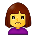 🙍‍♀️ Emoji Mujer Frunciendo El Ceño en Samsung One UI 5.0.