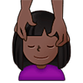 💆🏿‍♀️ Emoji Mujer Recibiendo Masaje: Tono De Piel Oscuro en Samsung One UI 5.0.
