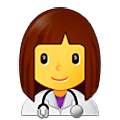 👩‍⚕️ Emoji Mulher Profissional Da Saúde na Samsung One UI 5.0.