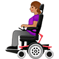 👩🏽‍🦼 Emoji Mulher Em Cadeira De Rodas Motorizada: Pele Morena na Samsung One UI 5.0.