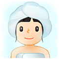 Emoji 🧖🏻‍♀️ Donna In Sauna: Carnagione Chiara su Samsung One UI 5.0.