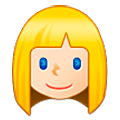 👱🏻‍♀️ Emoji Mujer Rubia: Tono De Piel Claro en Samsung One UI 5.0.
