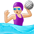 🤽🏼‍♀️ Emoji Mujer Jugando Al Waterpolo: Tono De Piel Claro Medio en Samsung One UI 5.0.