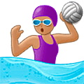 🤽🏽‍♀️ Emoji Mujer Jugando Al Waterpolo: Tono De Piel Medio en Samsung One UI 5.0.