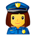 👮‍♀️ Emoji Policial Mulher na Samsung One UI 5.0.