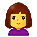 🙎‍♀️ Emoji Mulher Fazendo Bico na Samsung One UI 5.0.