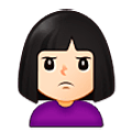 🙎🏻‍♀️ Emoji Mujer Haciendo Pucheros: Tono De Piel Claro en Samsung One UI 5.0.