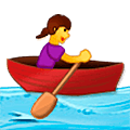 🚣‍♀️ Emoji Frau im Ruderboot Samsung One UI 5.0.
