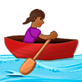 Emoji 🚣🏾‍♀️ Donna In Barca A Remi: Carnagione Abbastanza Scura su Samsung One UI 5.0.