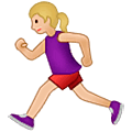 🏃🏼‍♀️ Emoji Mujer Corriendo: Tono De Piel Claro Medio en Samsung One UI 5.0.