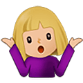 🤷🏼‍♀️ Emoji Mulher Dando De Ombros: Pele Morena Clara na Samsung One UI 5.0.