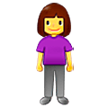 🧍‍♀️ Emoji Mujer De Pie en Samsung One UI 5.0.