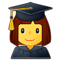 👩‍🎓 Emoji Estudiante Mujer en Samsung One UI 5.0.
