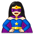 🦸🏻‍♀️ Emoji Superheroína: Tono De Piel Claro en Samsung One UI 5.0.