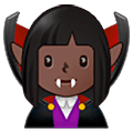 🧛🏿‍♀️ Emoji weiblicher Vampir: dunkle Hautfarbe Samsung One UI 5.0.