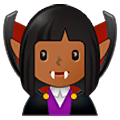 🧛🏾‍♀️ Emoji weiblicher Vampir: mitteldunkle Hautfarbe Samsung One UI 5.0.