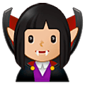 🧛🏼‍♀️ Emoji weiblicher Vampir: mittelhelle Hautfarbe Samsung One UI 5.0.