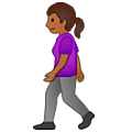 Mujer Caminando: Tono De Piel Oscuro Medio Samsung One UI 5.0.