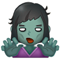 Emoji 🧟‍♀️ Zombie Donna su Samsung One UI 5.0.