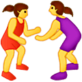 🤼‍♀️ Emoji Mujeres Luchando en Samsung One UI 5.0.